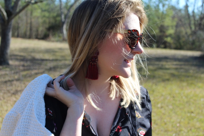 Savannah, Georgia Life and Style Blogger, Being Mrs. Fowler, Styles an Old Navy Floral Dress with a Shein Fur Blazer, while preparing for retirement with Benedetti, Gucer, and Associates, mom style, spring outfit, fall outfit, budget friendly