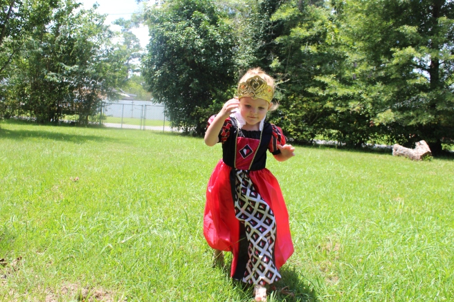 Savannah Blogger, Being Mrs. Fowler, shares tips on child care options in Georgia with Quality Rated, Bright from the Start, GEEARS, while daughter wears Little Adventure's Dress Up, Que