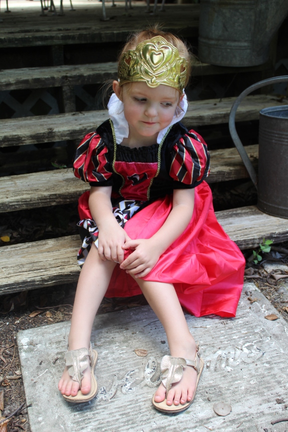 Savannah Blogger, Being Mrs. Fowler, shares tips on child care options in Georgia with Quality Rated, Bright from the Start, GEEARS, while daughter wears Little Adventure's Dress Up, Que